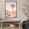 Joshua Tree III Blush by Elizabeth Urquhart Canvas Wall Art Print Framed
